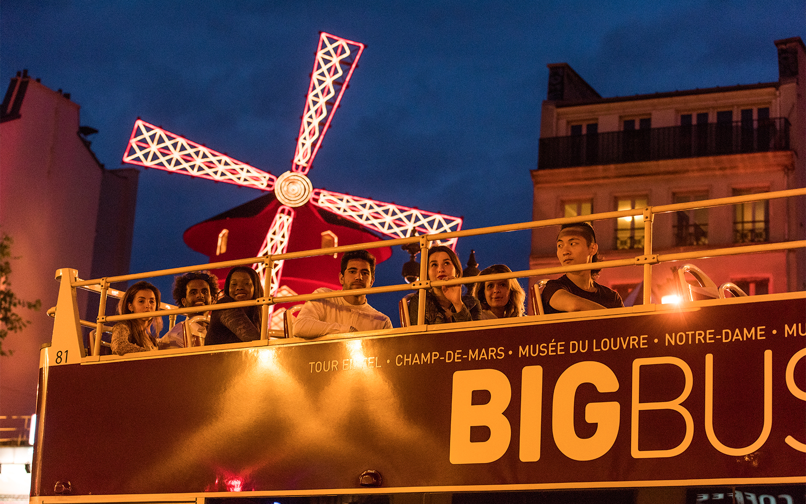 Big Bus: Paris Panoramic Night Bus Tour tickets in Paris - Attractions | TickYourList