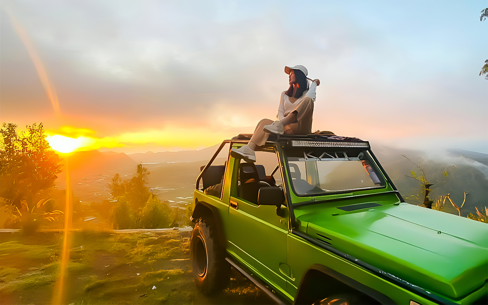 Mount Batur Sunrise Tour (Trek/Jeep) + Customisable 6-Hour Ubud Tour with Private Car tickets in Bali - Activities | TickYourList