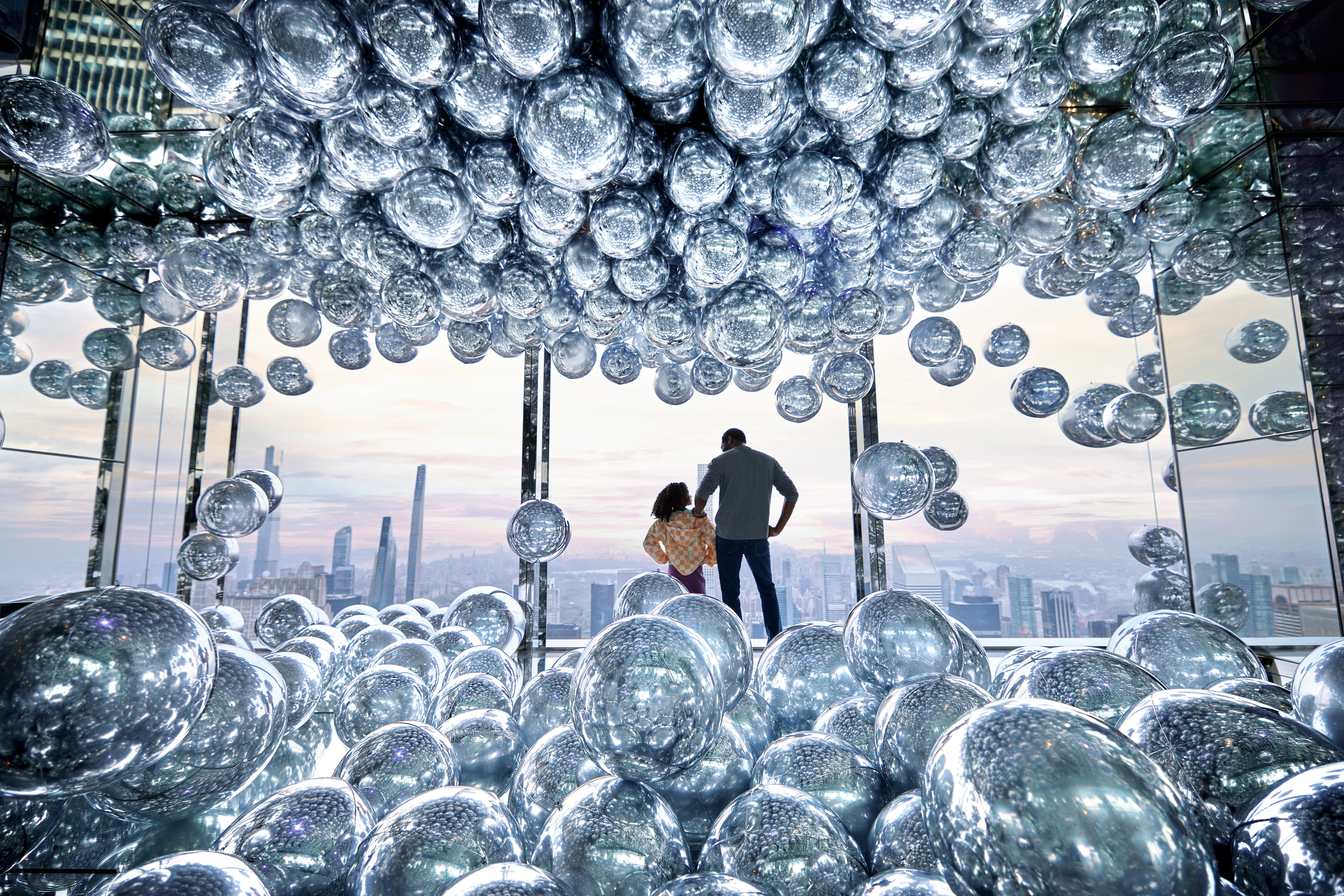 Visitors enjoying Summit One Vanderbilt in New York