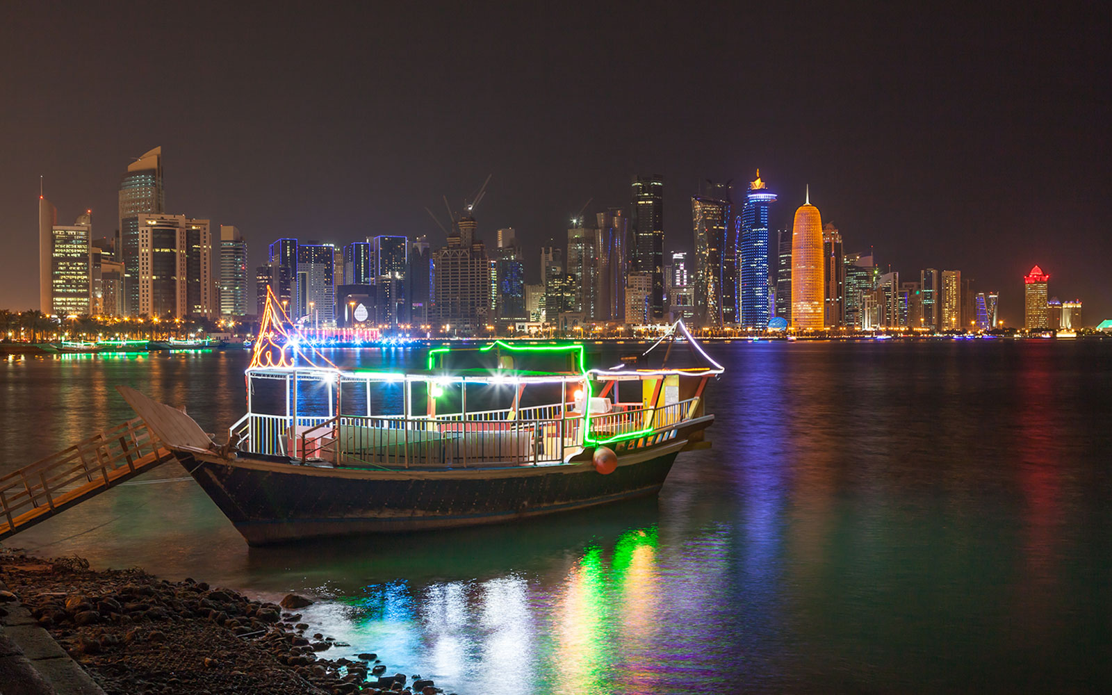 From Doha: 2-Hour Sightseeing Dhow Cruise with Dinner tickets in Doha - Full Experience | TickYourList