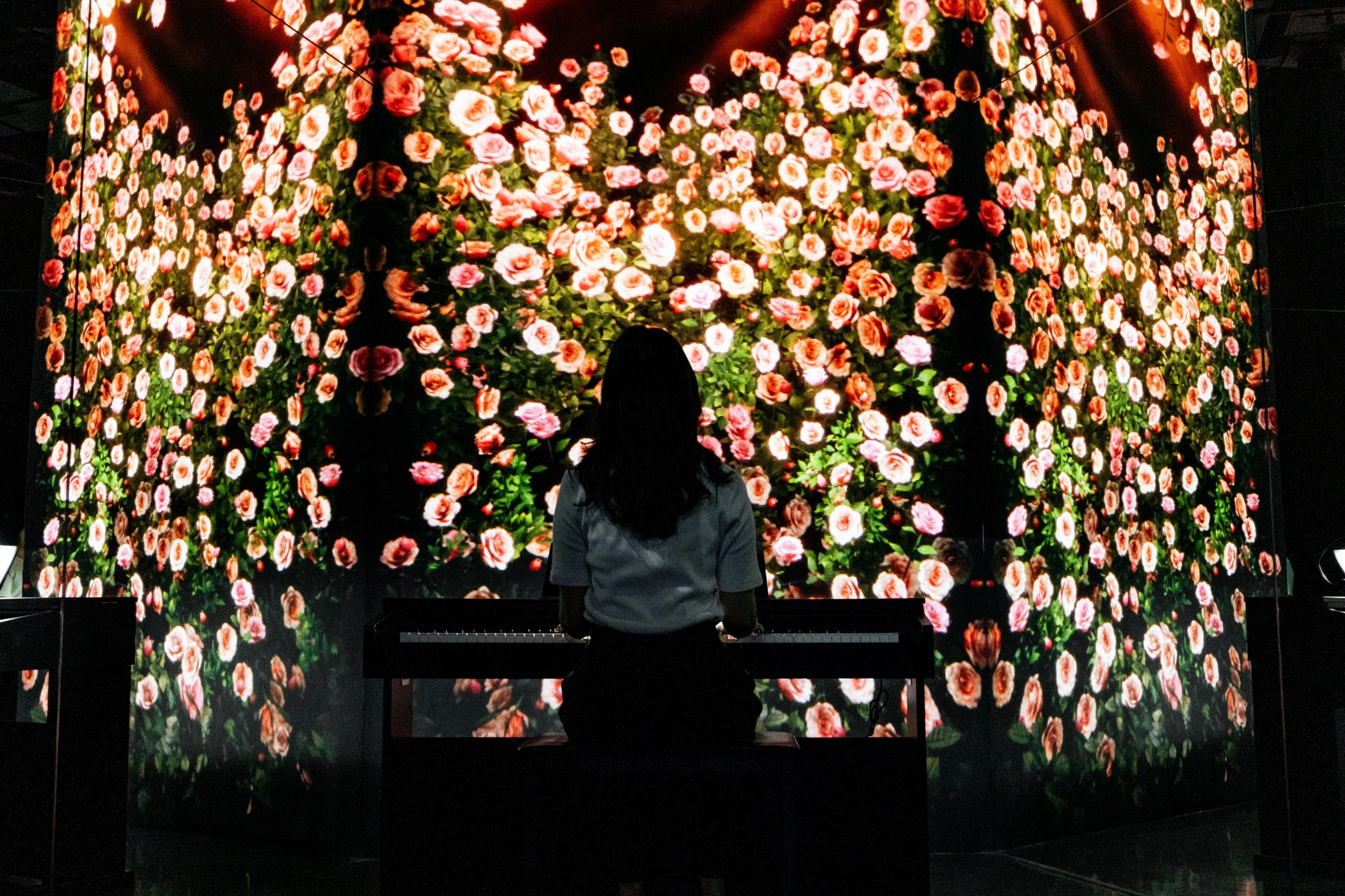 Interactive art exhibit at ARTE Museum Dubai