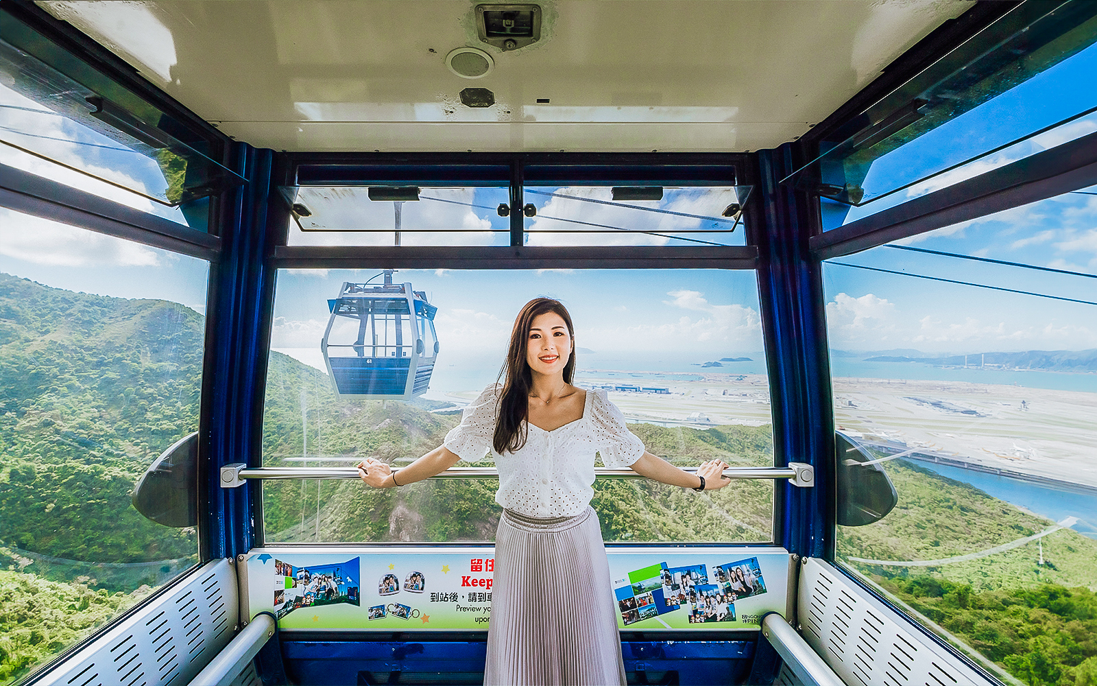 Combo: Ngong Ping Two-Way Cable Car + Hong Kong Airport Train Transfer Tickets in Hong Kong - Features | TickYourList