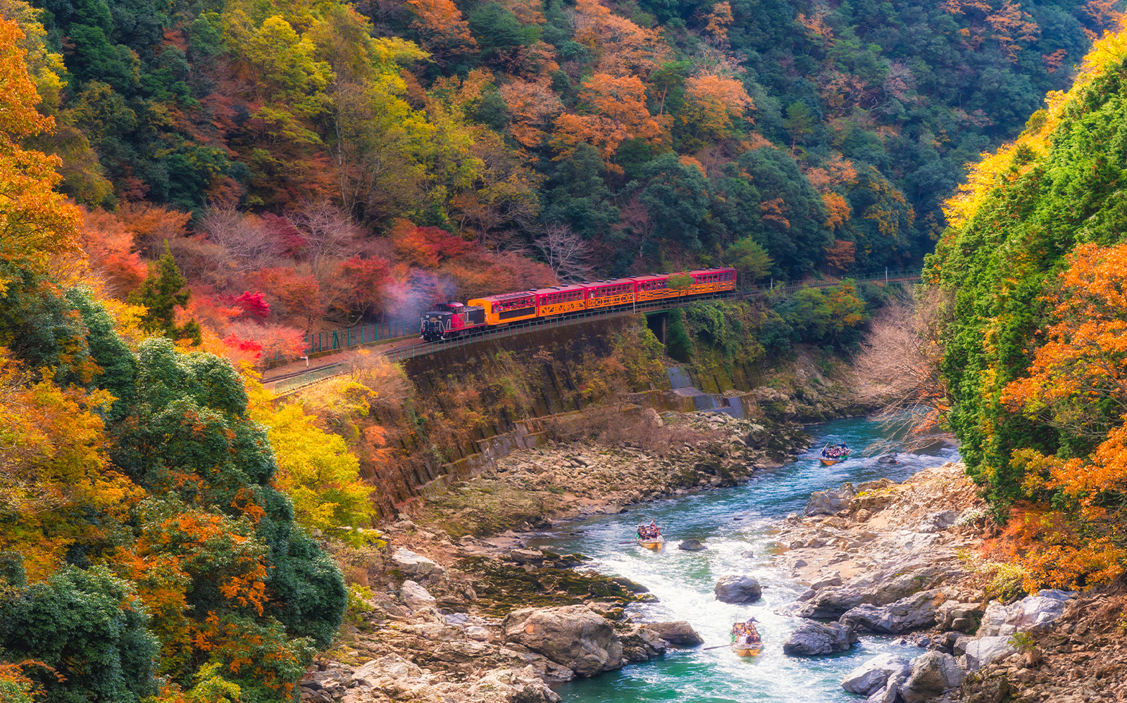 Sagano Romantic Train Ticket: Saga to/from Kameoka in Kyoto - Activities | TickYourList