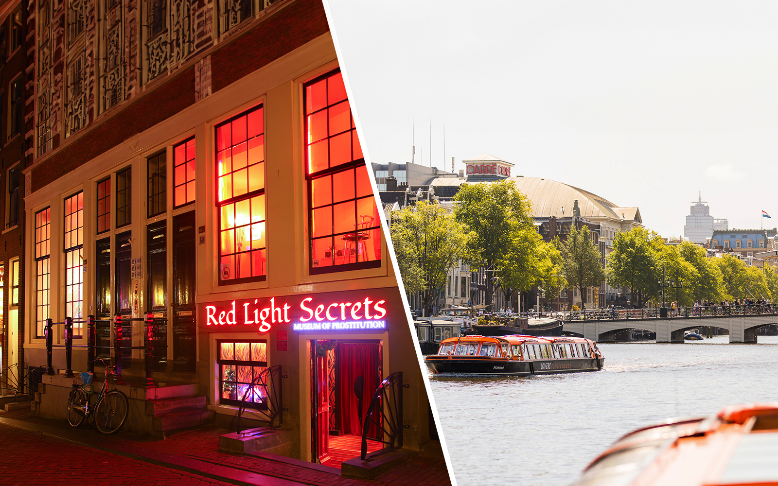 Combo: Red Light Secrets Museum of Prostitution + Amsterdam Canal Cruise Tickets