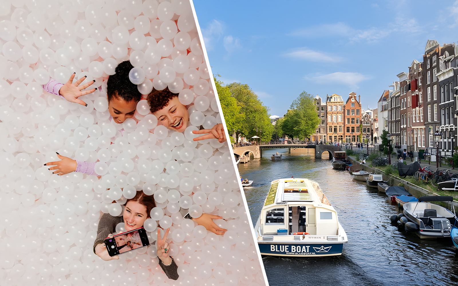 Combo (Save 3%): The Upside Down Tickets + Amsterdam Canal Cruise experience in Amsterdam | TickYourList
