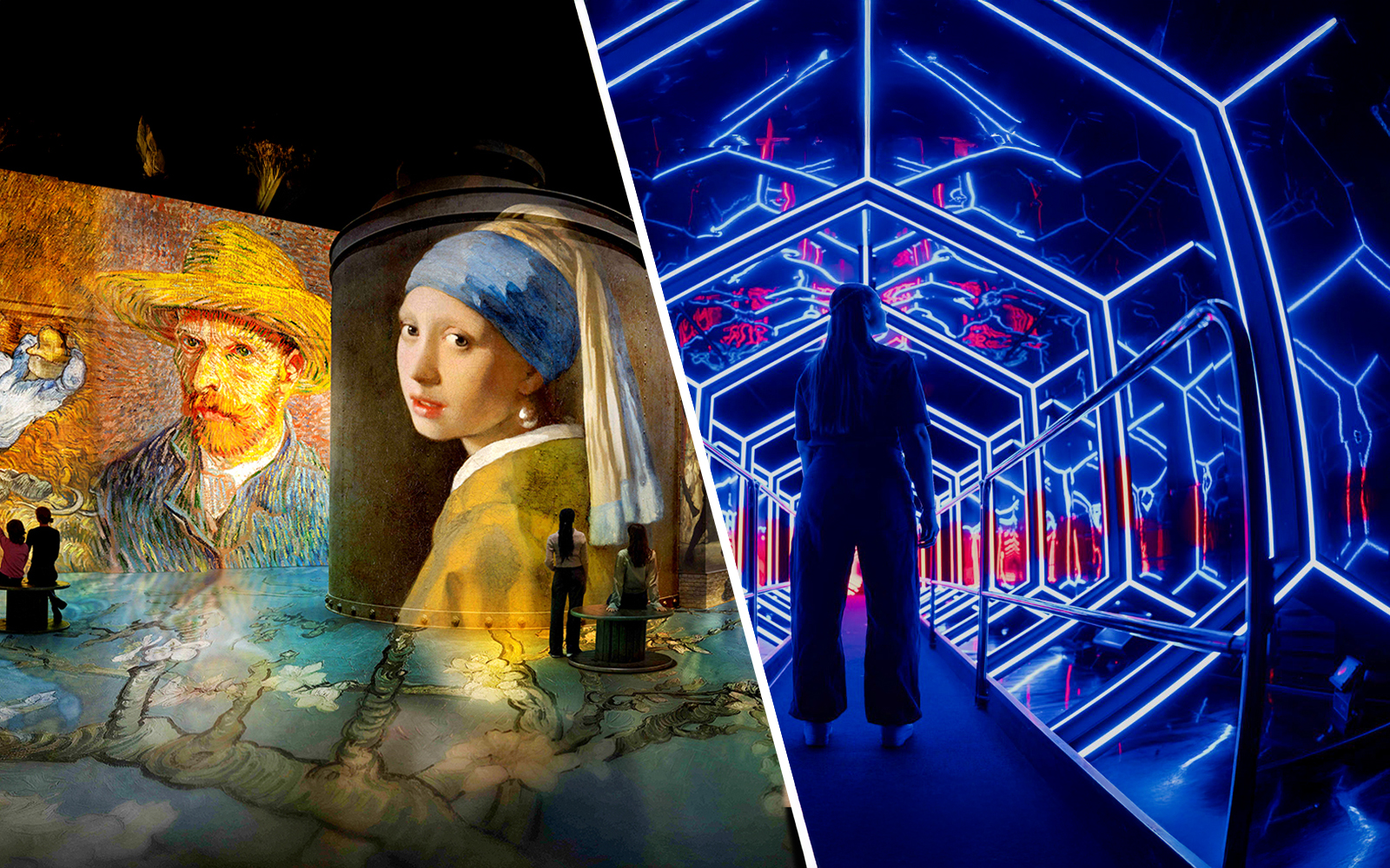 Combo (Save 21%): Fabrique des Lumières + AMAZE Amsterdam Tickets experience in Amsterdam | TickYourList