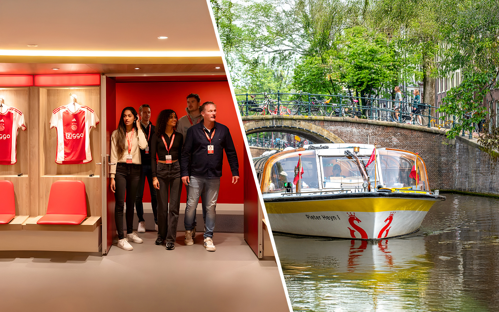 Combo (Save 12%): Johan Cruijff ArenA Stadium Tour + 1-Hour Amsterdam Canal Cruise
