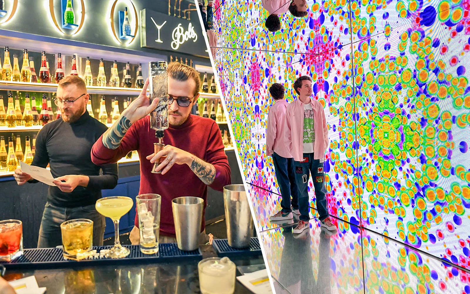 Combo (Save 25%): Bols Cocktail Experience + Moco Museum Tickets