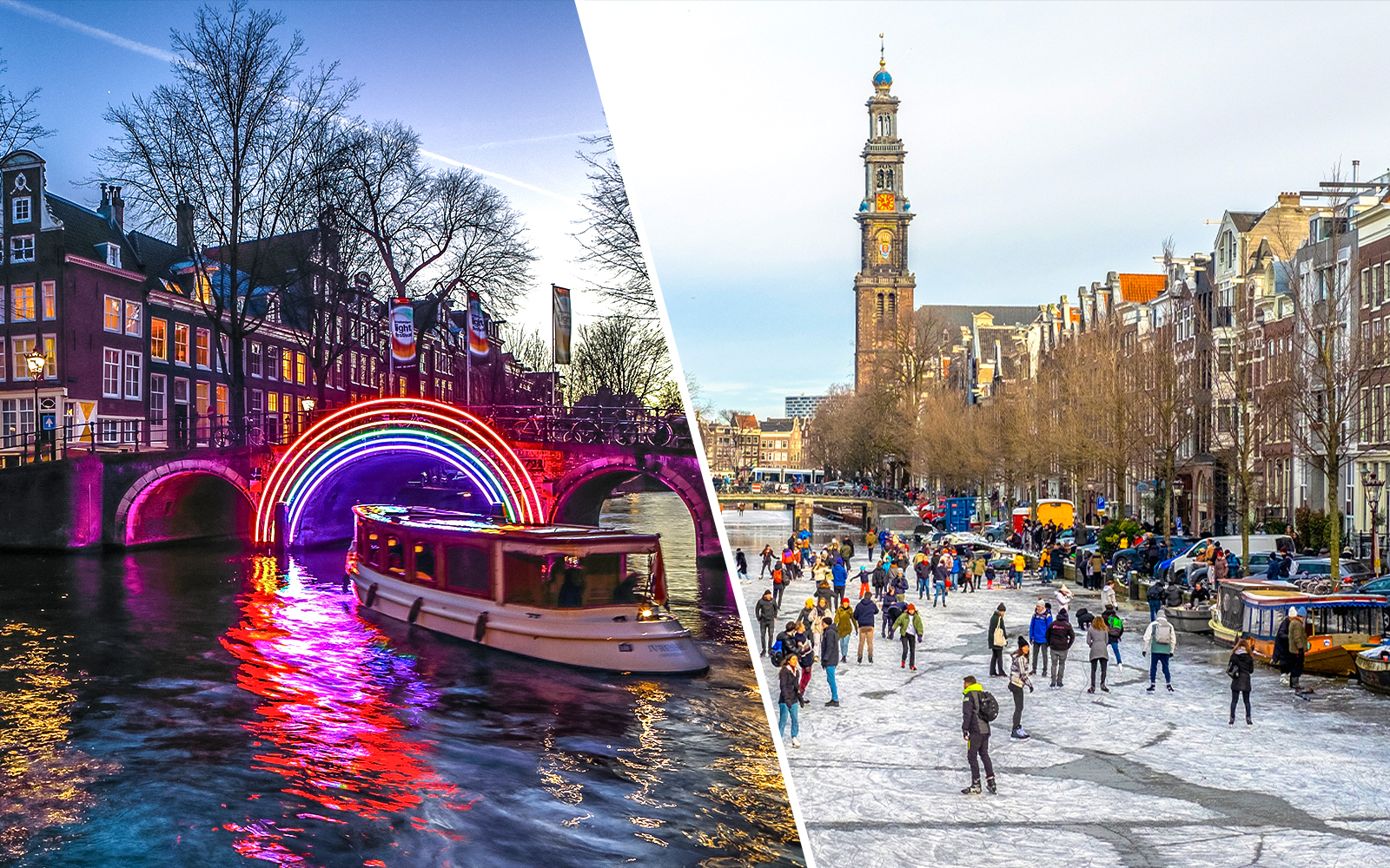 Combo (Save 9%): Amsterdam Light Festival Small Group Cruise & Walking Tour experience tickets in Amsterdam | TickYourList