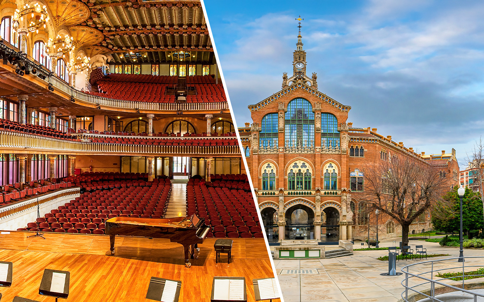 Combo: Palau de la Música Catalana + Sant Pau Art Nouveau Site Tickets