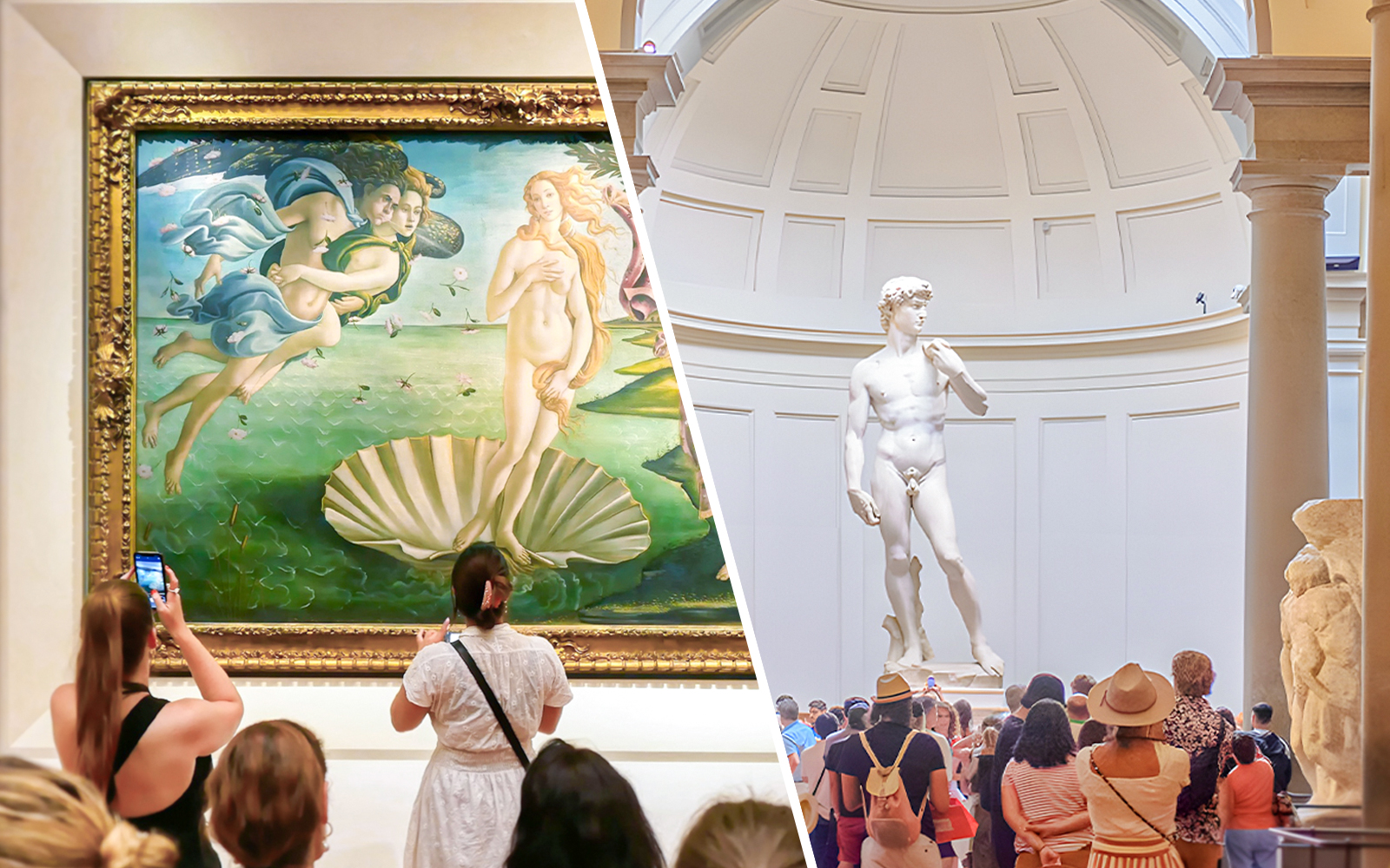 Combo (Save 5%): Uffizi and Accademia Gallery Hosted Entry Tickets experience in Florence | TickYourList
