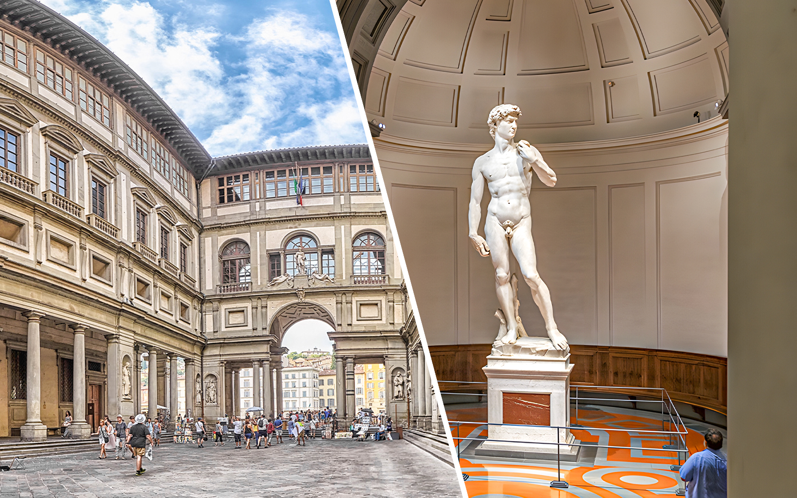 Combo (Save 5%): Uffizi Gallery + Accademia Gallery Guided Tour experience tickets in Florence | TickYourList