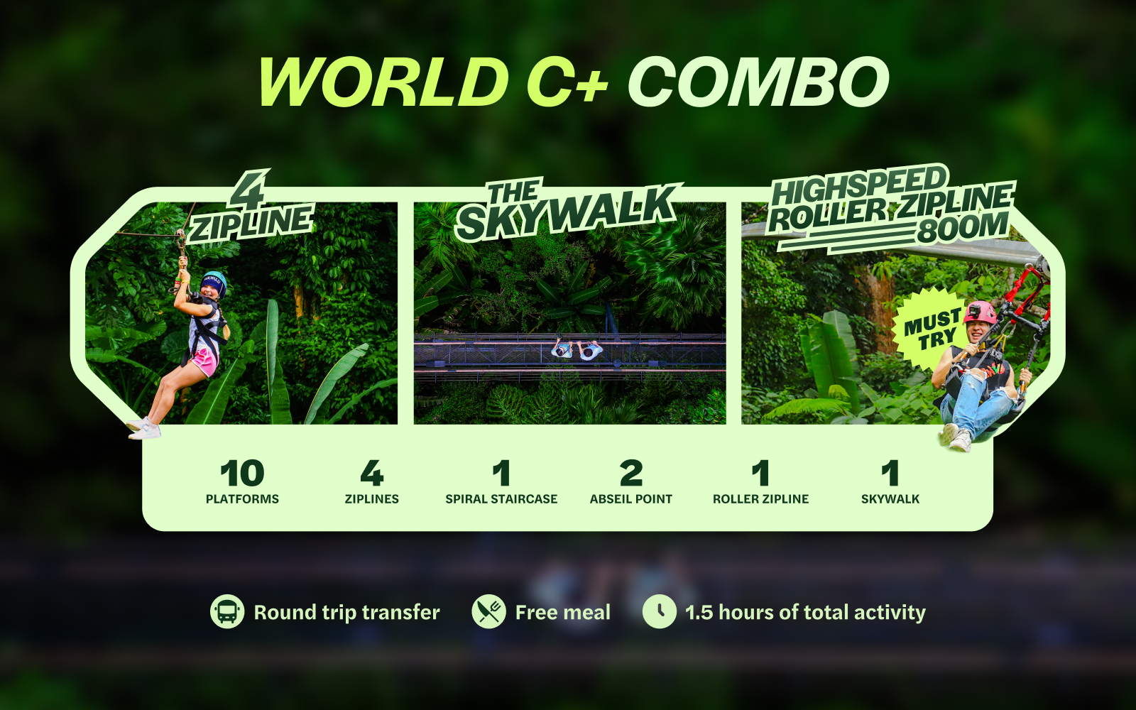 Hanuman World: 10 Platforms Zipline Adventure tickets in Phuket - Activities | TickYourList