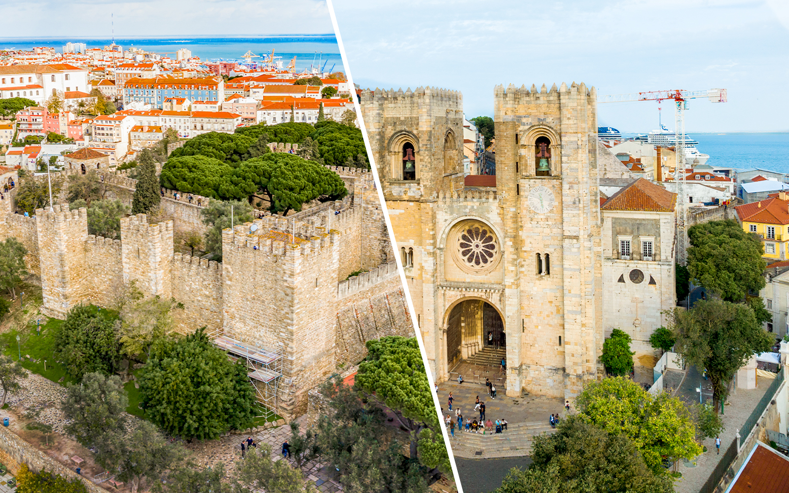 Combo (Save 3%): São Jorge Castle + Lisbon Cathedral Tickets experience in Lisbon | TickYourList