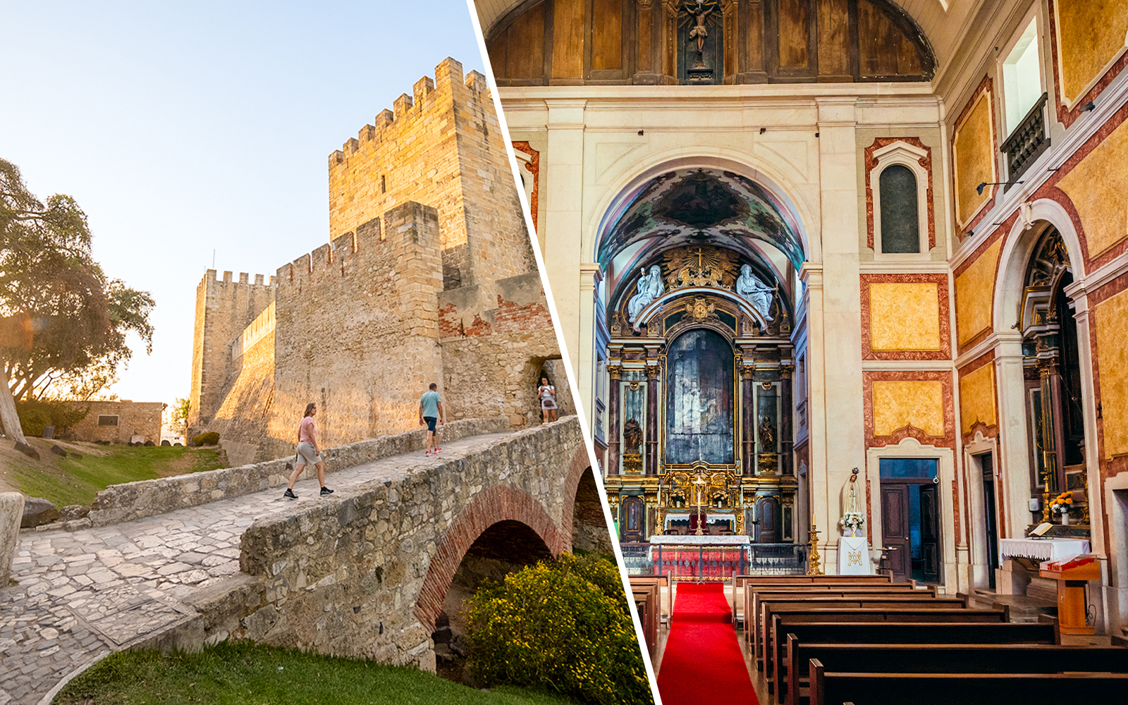 Combo (Save 3%): São Jorge Castle Tickets + Access to Church Tower & Free Drink experience in Lisbon | TickYourList