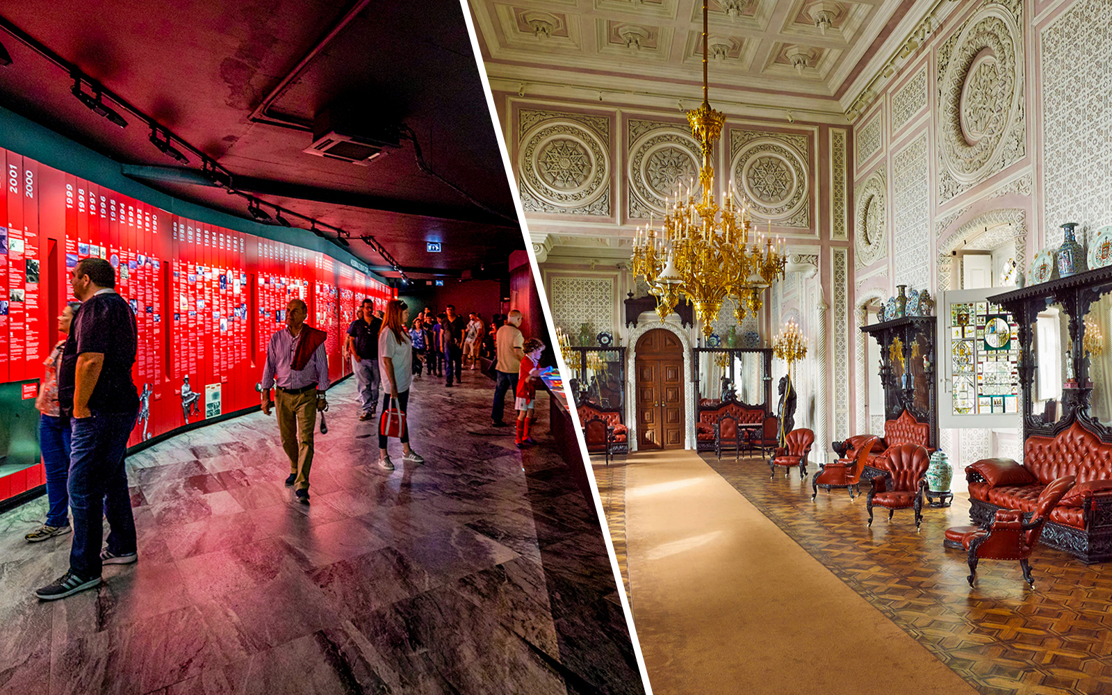 Combo (Save 5%): SL Benfica Stadium & Museum Guided Tour + Pena Palace Tickets experience in Lisbon | TickYourList