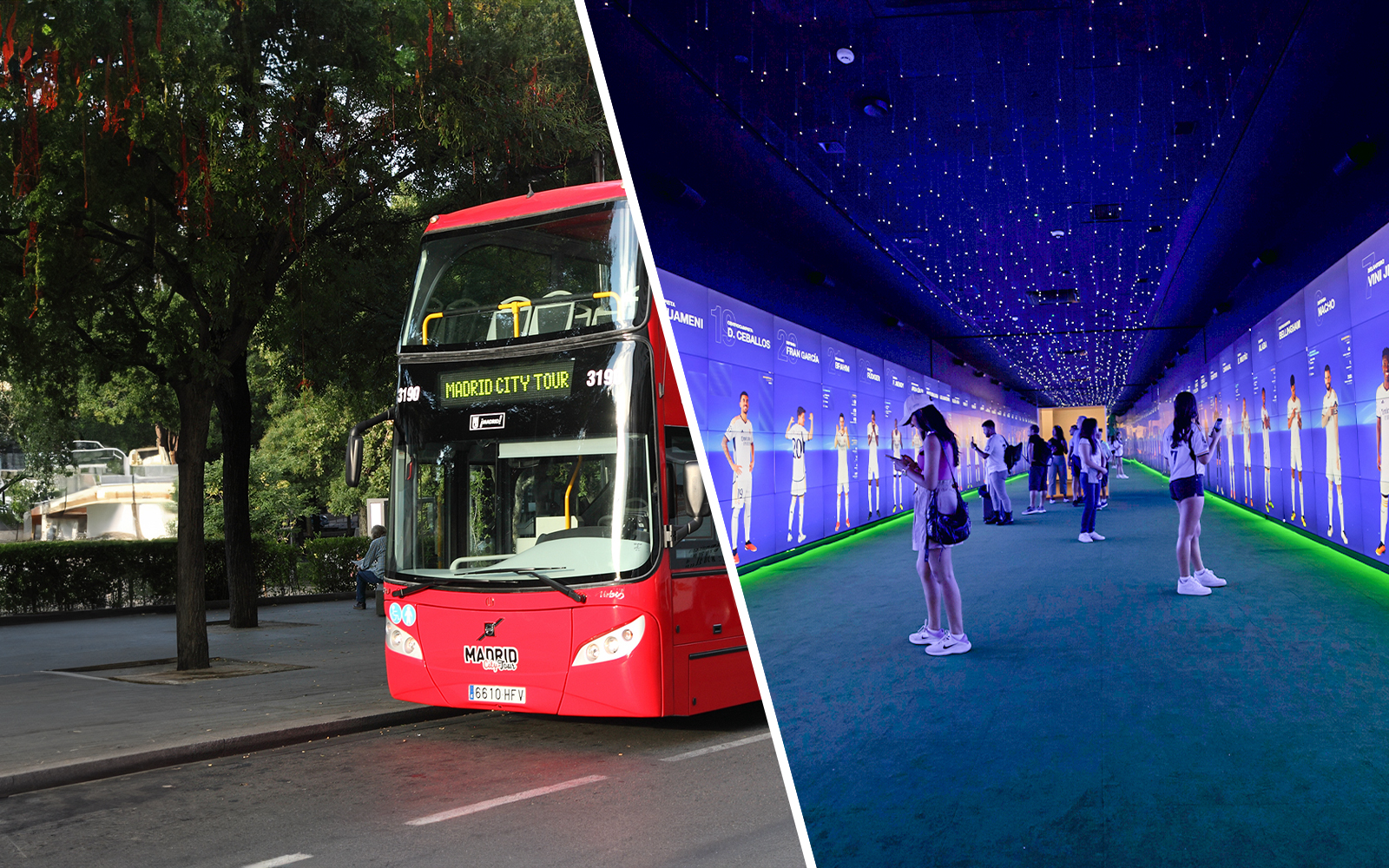 Combo (Save 5%): Santiago Bernabéu Stadium Entry Tickets + Madrid Panoramic Bus Tour experience in Madrid | TickYourList