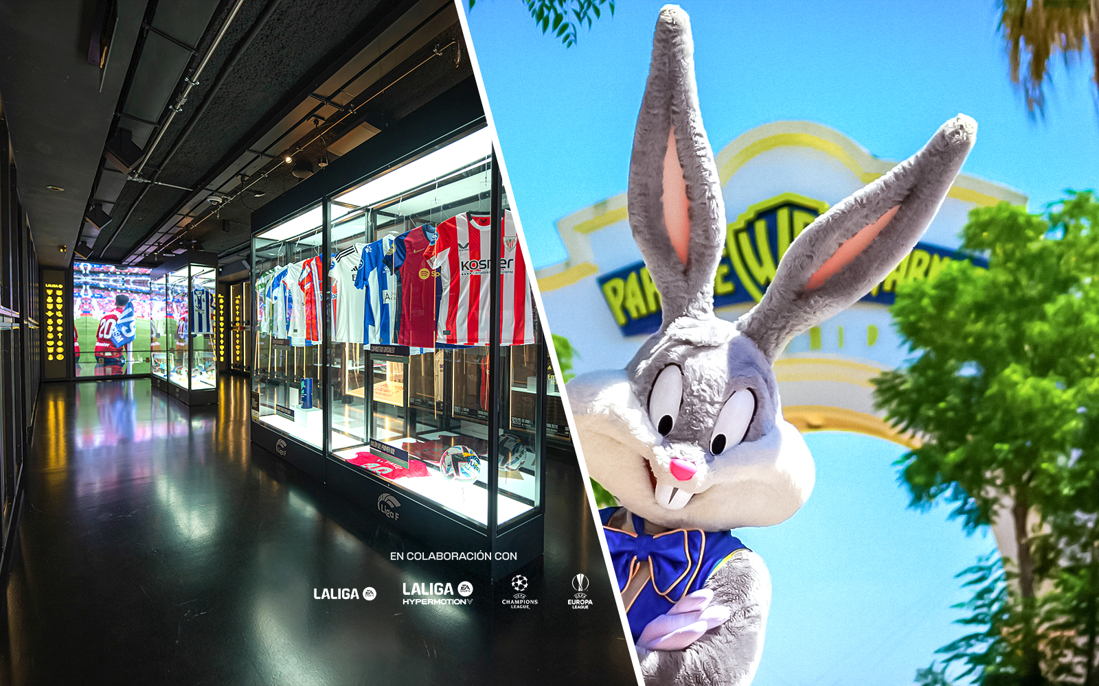 Combo (Save 5%): Parque Warner + Legends: The Home of Football tickets experience in Madrid | TickYourList