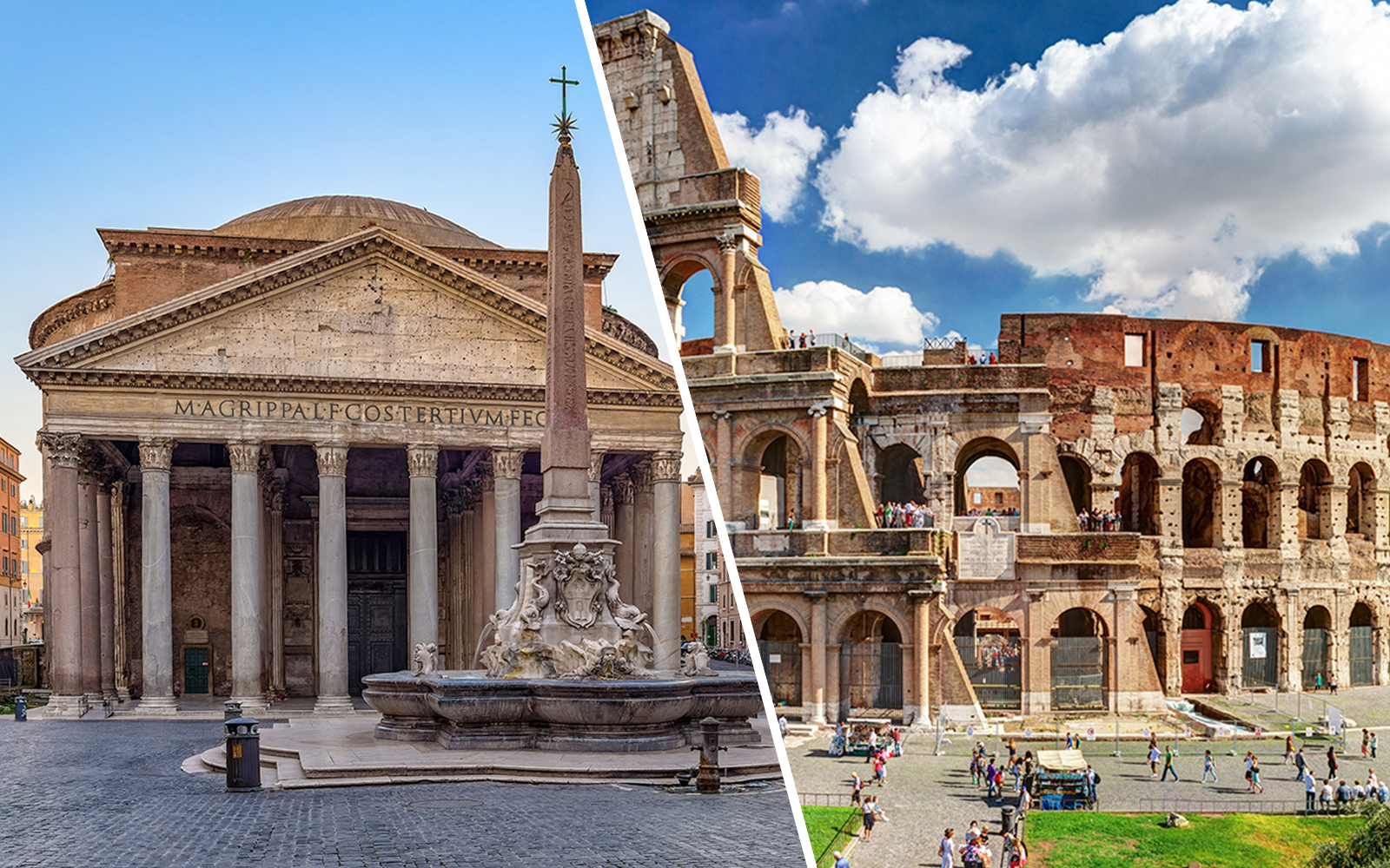 Combo (Save 32%): Rome Pantheon Fast-Track Entry + Hosted Entry to Colosseum, Roman Forum & Palatine Hill experience tickets in Rome | TickYourList