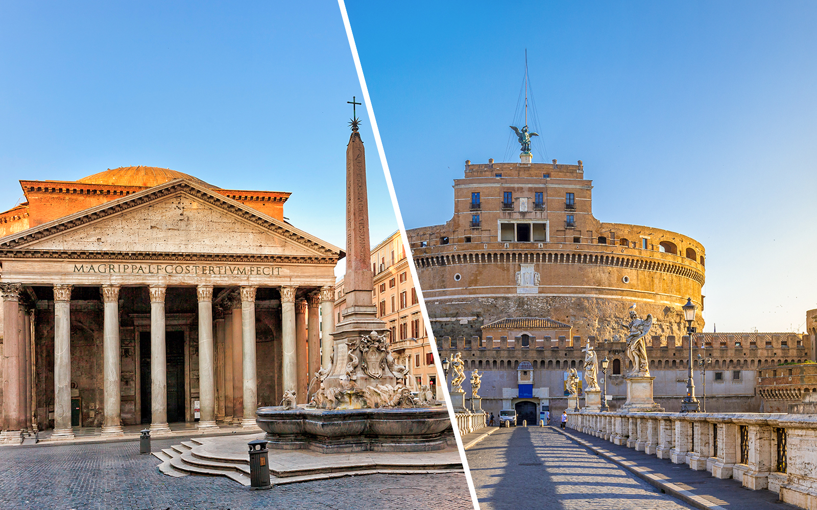 Combo (Save 17%): Rome Pantheon + Castel Sant'Angelo Fast Track Entry Tickets experience in Rome | TickYourList