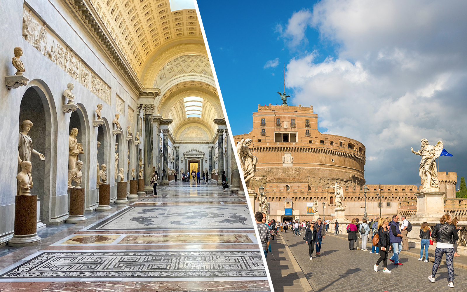Combo (Save 5%): Vatican Museums, Sistine Chapel and Castel Sant'Angelo Priority Access Tickets experience in Rome | TickYourList