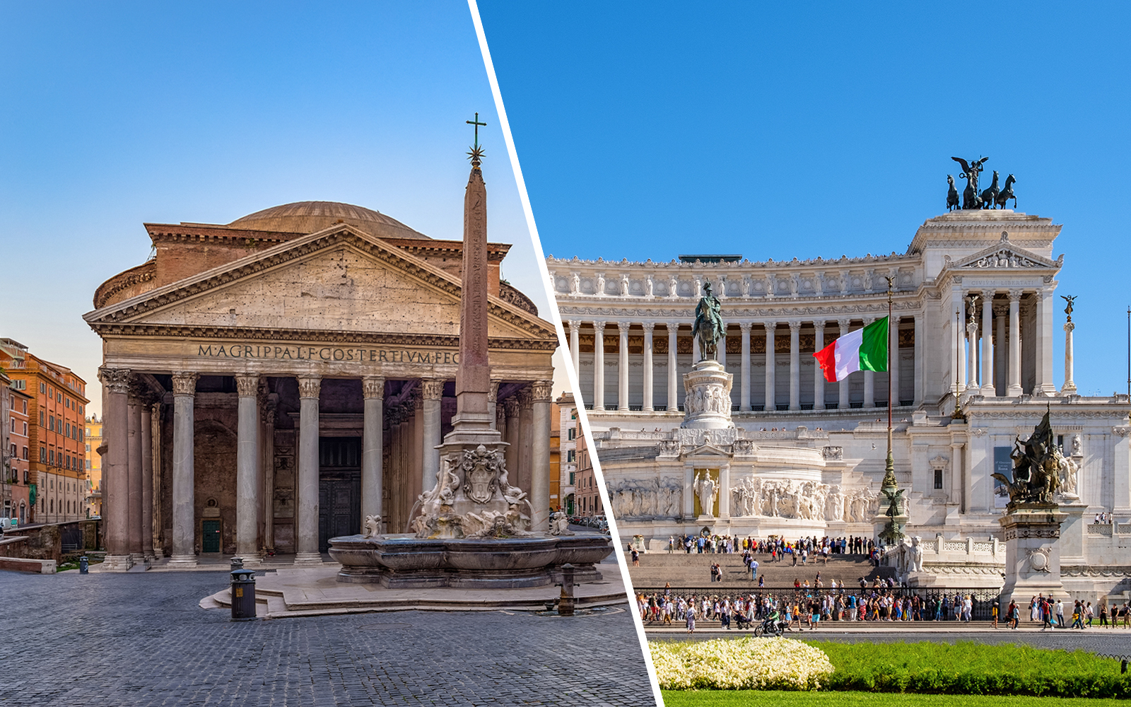 Combo (Save 19%): Altare della Patria Glass Elevator + Rome Pantheon Tickets experience in Rome | TickYourList