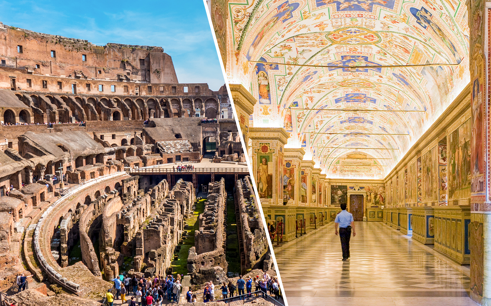 Combo (Save 9%): Colosseum + Vatican Museums Tickets experience in Rome | TickYourList