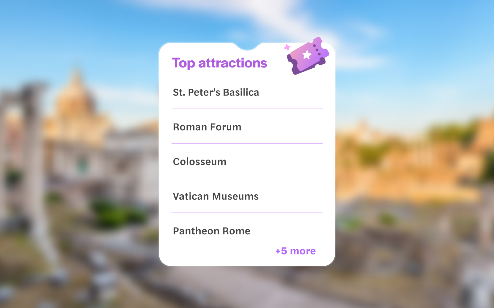 Rome Super Pass with Public Transport: Access to 10+ Attractions tickets in Rome - Attractions | TickYourList