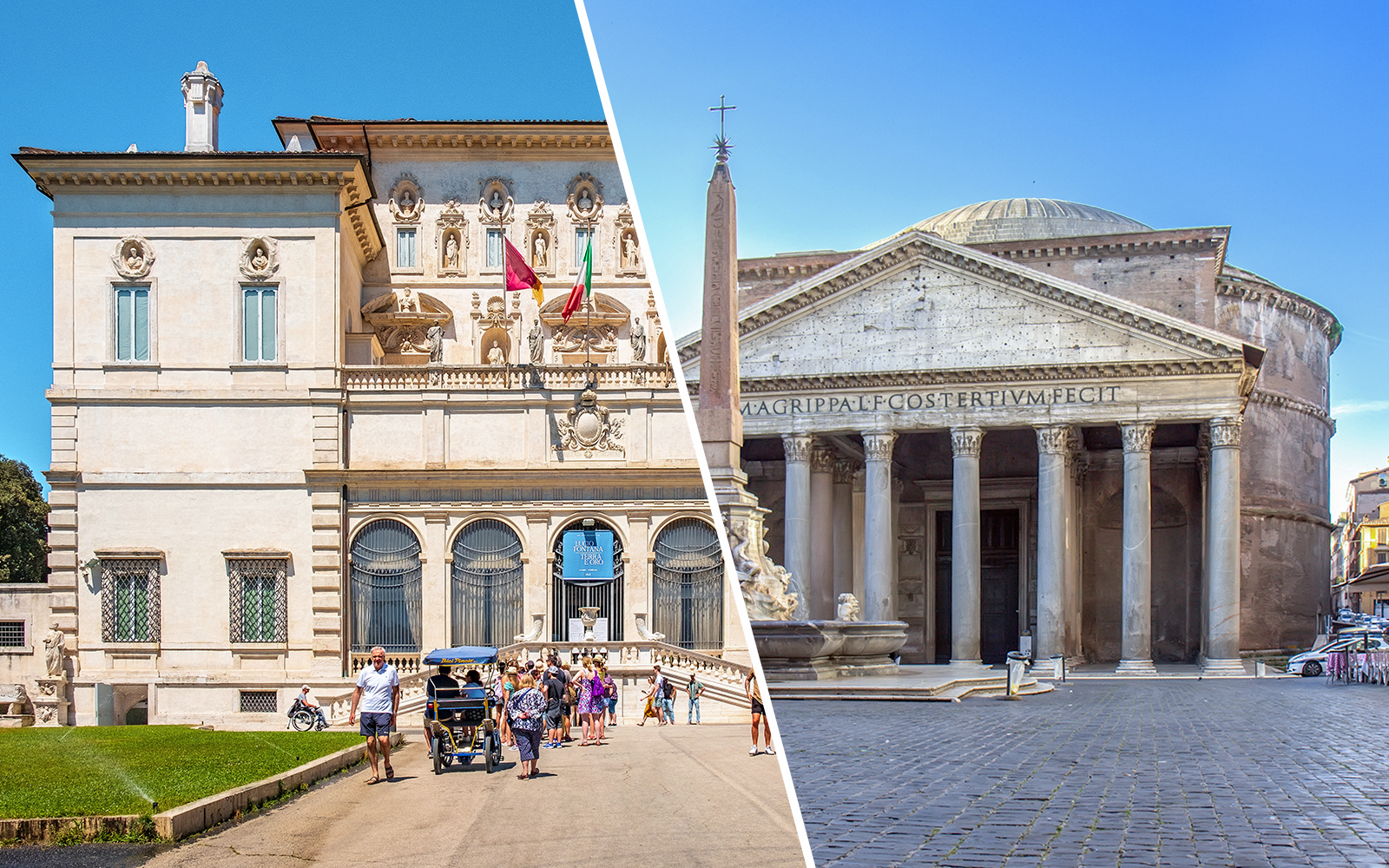 Combo (Save 12%): Borghese Gallery + Pantheon Tickets experience in Rome | TickYourList