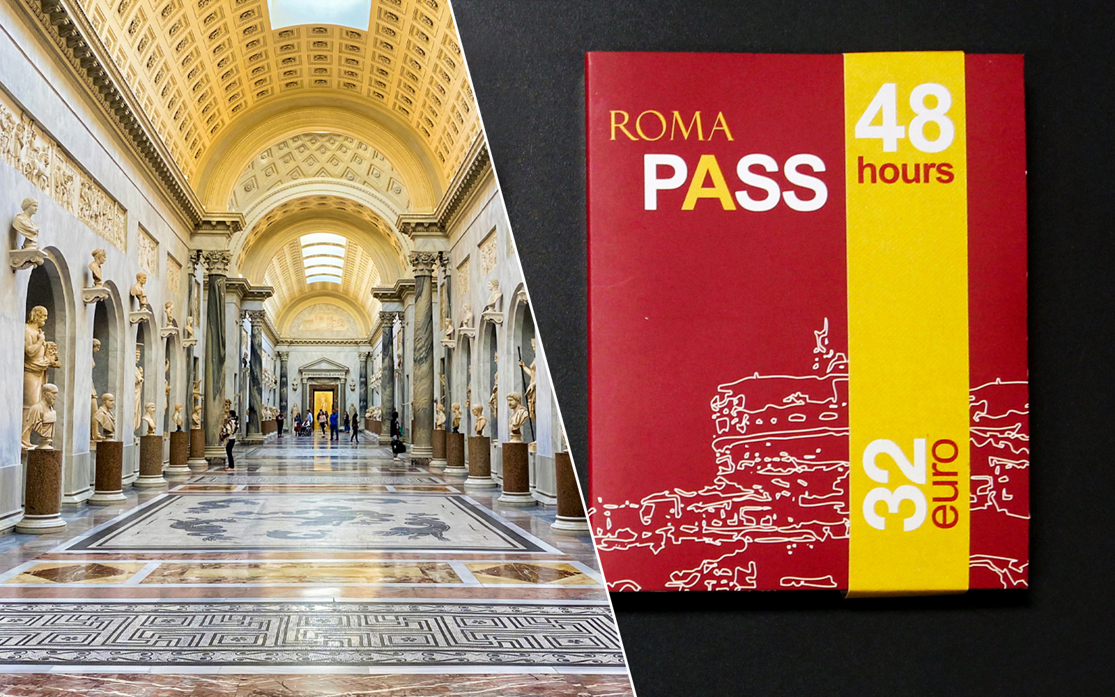 Combo: Vatican Museums + 48-Hr Rome Pass Tickets