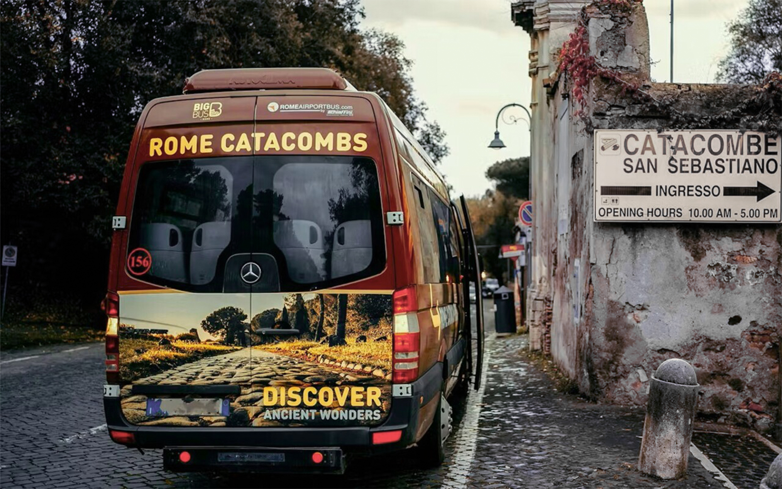 Big Bus: Rome Appian Way Hop-On Hop-Off Bus Tour with San Sebastiano Catacombs Guided Tour tickets in Rome - Attractions | TickYourList