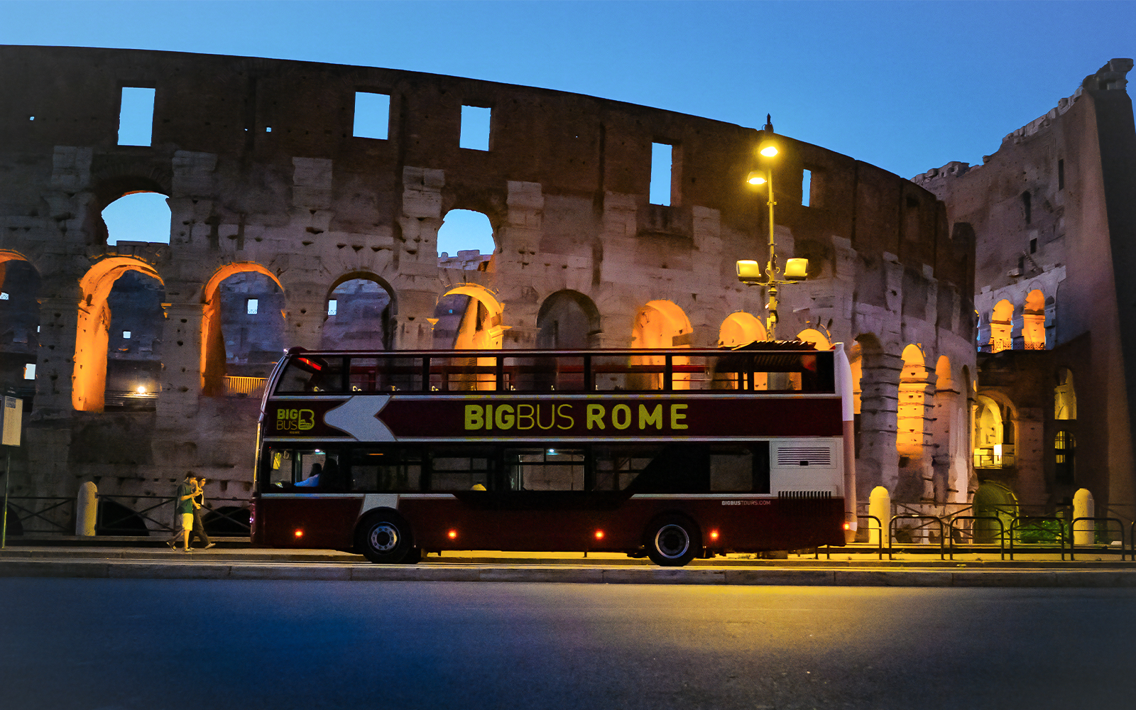 Big Bus: Rome Guided Panoramic Christmas Evening Bus Tour tickets in Rome - Attractions | TickYourList