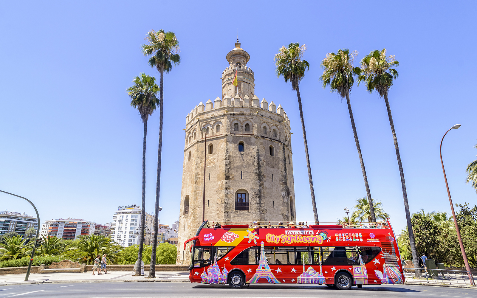 Combo (Save 10%): Alcázar of Seville Tickets + Seville Hop-on Hop-off Bus Tour in Seville - Highlights | TickYourList