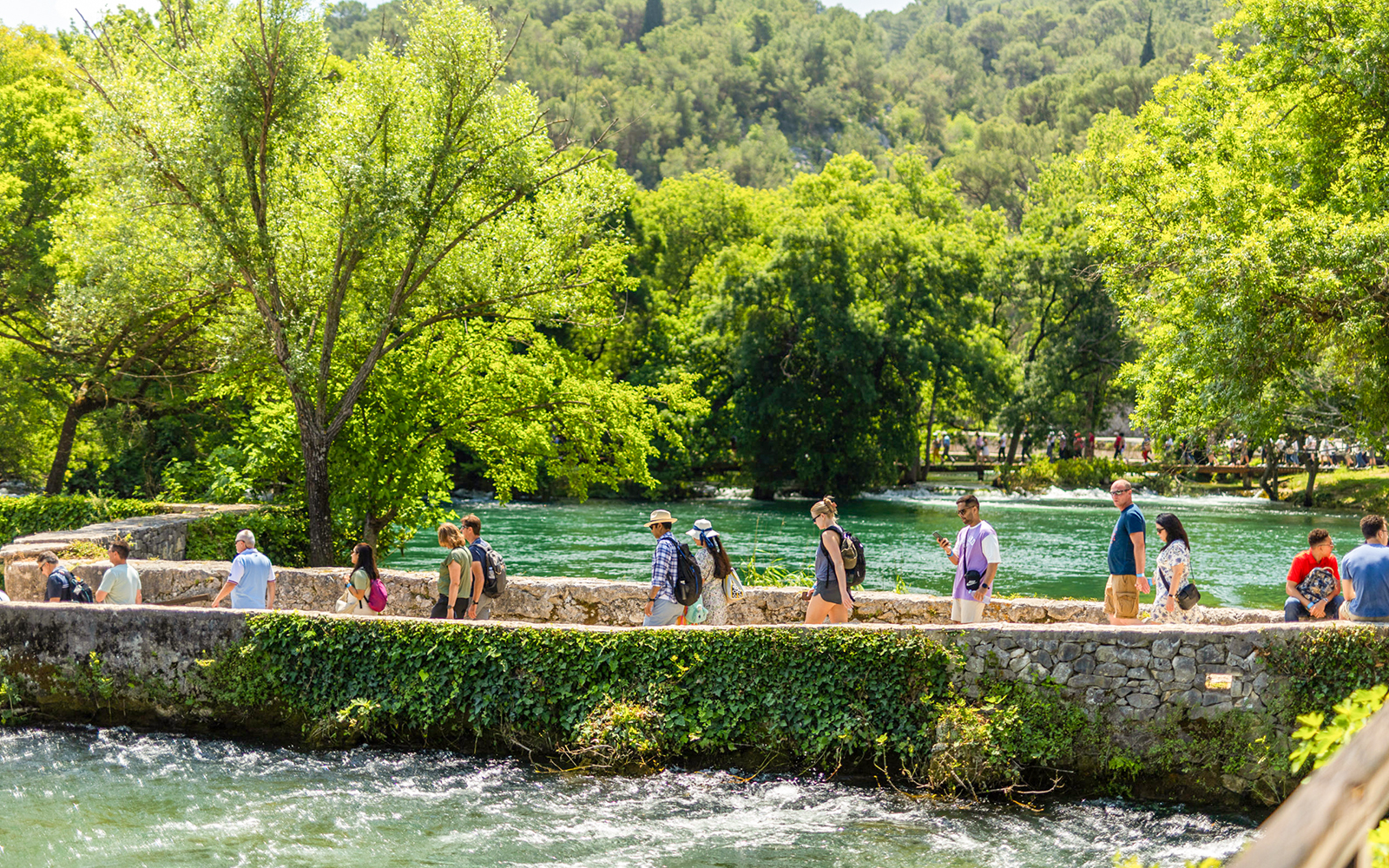 From Split: Full-Day Trip to Krka National Park with Boat Ride & Swimming without Entry Tickets