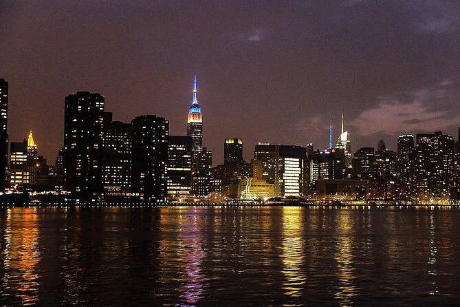 New York Harbor Lights Cruise at night