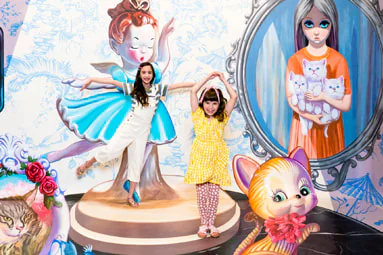 Children exploring interactive exhibits at TiLT museum, New Jersey