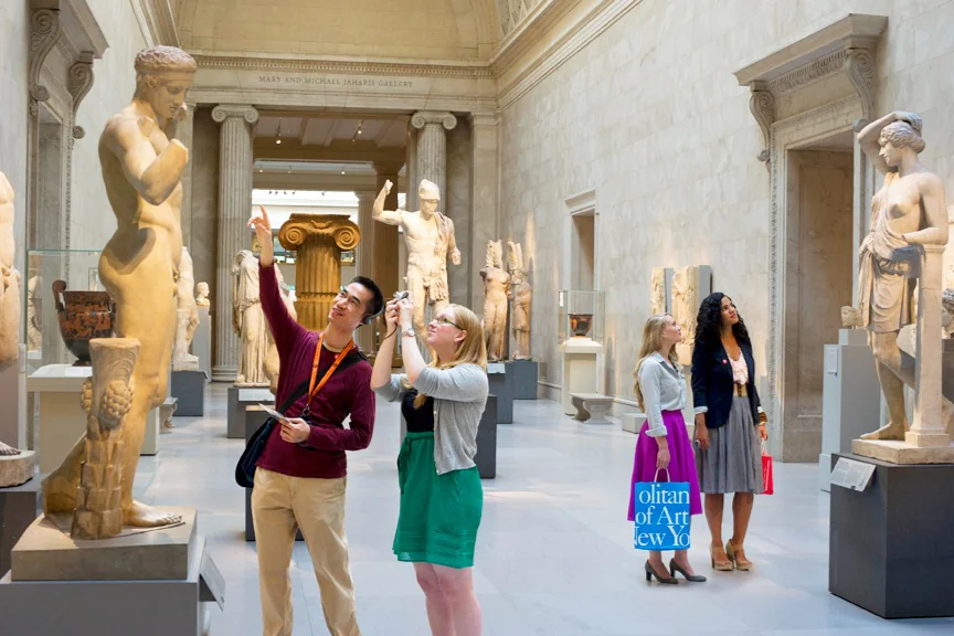 Explore art treasures at the Metropolitan Museum of Art