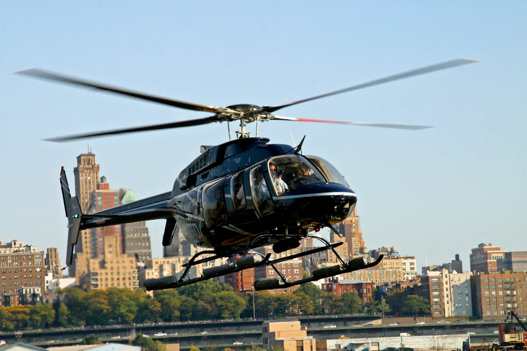 Aerial view of New York City helicopter tour