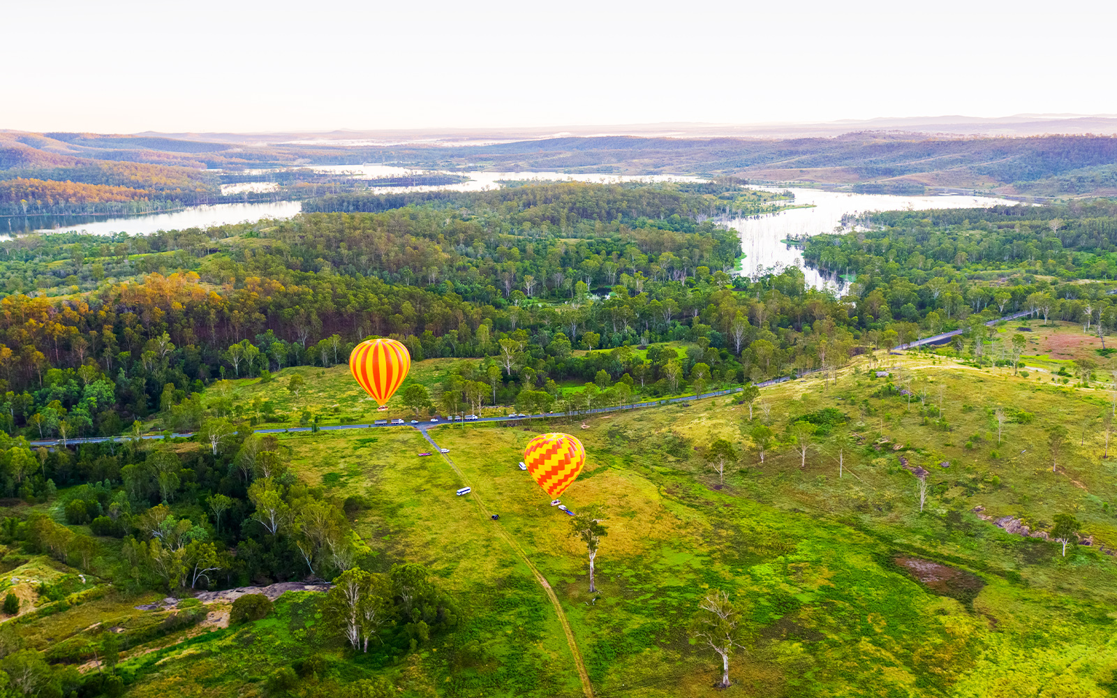 Gold Coast Hot Air Balloon Ride with Sparkling Wine & Hotel Transfers tickets in Gold Coast - Features | TickYourList