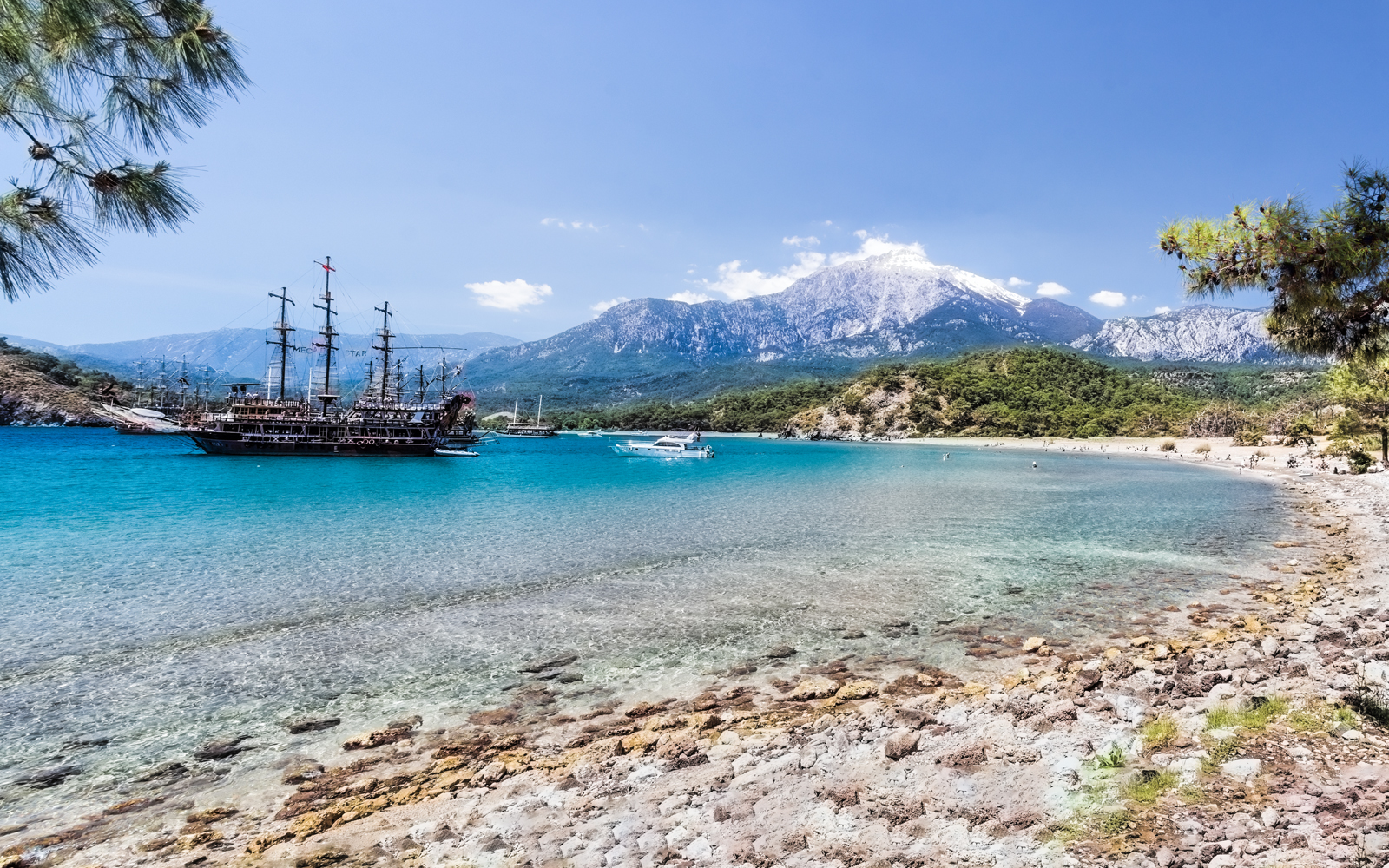 Full-Day Pirate Boat Trip from Kemer to Phaselis Bay with Lunch tickets in Antalya - Attractions | TickYourList